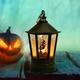 Deagia Desk Lamps Clearance Halloween LED Candle Lights Battery Operated Hanging Retro Lantern Ornaments Porch Party Halloween Decoration Home Decoration