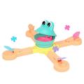 Gluttonous Frogs 1 Box Eating Biscuits Toy Feed Platic Toy Fun Electric Toy Educational Supplies for Kids without Battery