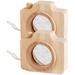 Toys for Kids Christmas Gifts Children s Kaleidoscope Party Decorative Camera Nordic Wooden 2 Pcs