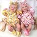 BABESIDE Lifelike Reborn Baby Dolls Twins 20 Inch Sweet Smile Realistic-Newborn Baby Dolls Soft Body Real Life Baby Dolls Girl with Gift Box for Kids Age 3+ & Collection