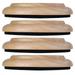 Piano Area Rugs 4 Pcs Non Skid Pads Accessories Cups Caster Mat Wooden Eva Solid