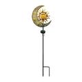 Solar Moon Light Outdoor Decorations for Patio Garden Lights House Decorate Iron