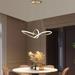 Modern Wave Chandelier Living Room Simple LED Ceiling Light Creative Pendant Lamp