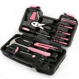 Oneshit Other household tools Home Hand Tool Kit 39 Piece Scissors Tool Set Universal With Plastic Tool Box Organizer 5ml Clearance