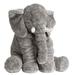 Elephant Doll Cartoon Elephant Plush Toy Soothing Elephant Plush Doll Baby Sleeping Throw Pillow Lovely Elephant Bolster Toy for Home Dorm (Grey)