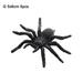 20Pcs/Pack Black Spider Web Halloween Decorative Spiders Prank Toys Haunted House Prop Plastic Fake Spider G 5X6CM 5PCS