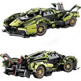 AMERTEER V12-GT Super Sports car Building Blocks Kit 1 14 Scale MOC Building Blocks Car Model Toys for 14+ Year Boys Adult(1239 Pieces)