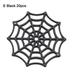 20Pcs/Pack Black Spider Web Halloween Decorative Spiders Prank Toys Haunted House Prop Plastic Fake Spider E BLACK 20PCS