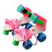 Quinlirra Easter Gifts for Women and Men Clearance Roller Skates Shoes 4 Wheel Skating Shoes Size for Kids Boys Girls Easter Decor