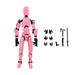 PURJKPU 13 Action Figure Lucky 13 Action Figure T13 Action Figure 3D Printed Multi-Jointed Movable Nova 13 Action Figure Dummy 13 Action Figure Toy for Boy