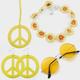 Retro Vintage 1960s Hippie 1970s Disco Headpiece Necklace Headband Accesories Set Earrings Necklace / Earrings Hippie Disco Women's Girls' Christmas Party / Evening Masquerade Casual Daily Earrings