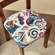 2 Pcs Dining Chair Covers Stretch Seat Slipcover Removable Washable Upholstered Chair Cushion Slipcovers for Kitchen Office