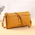 New Women PU Leather Small bag Female Multifunctional Large Capacity Shoulder bags Fashion Crossbody Bags For Ladies Phone Purse Card Holder