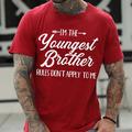 Letter Black White Red T shirt Tee Casual Style Men's Graphic Cotton Blend Shirt Sports Lightweight Shirt Short Sleeve Comfortable Tee Casual Holiday Summer Fashion Designer Clothing S M L XL XXL 3XL
