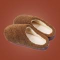 Home Slippers for Women Men, Fuzzy House Slippers Memory Foam Slippers Slip on Cozy Bedroom Shoes Anti-Skid Rubber Sole Indoor Outdoor Shoes