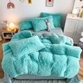 Long-Haired Mink Velvet Duvet Cover Solid Color Crystal Velvet Plush Warm Bedding Accessories