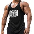 Gym Warriors Mens Graphic Vest Black And White Tank Top 3D Shirt For Summer Cotton Men'S Undershirt Racer Back Letter Neck Sport Daily Sleeveless Clothing