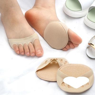 Forefoot Pads Honeycomb Fabric,High Heels Invisible Socks Forefoot Protector Forefoot Pad Toe Protector High Heels Toe Inserts Shoe Inserts