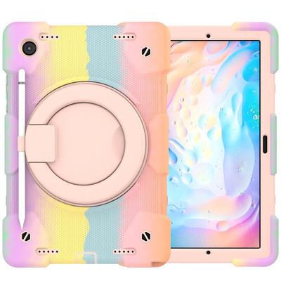 Tablet Case Cover For Samsung Galaxy Tab A8 10.5'' 2022 2021 Portable Handle with Stand Holder Armor PC Silicone For Kids