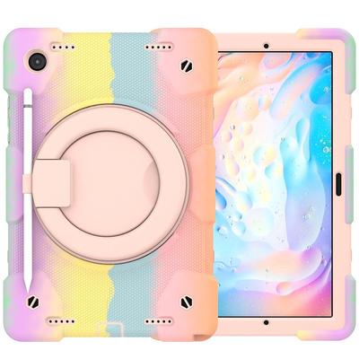 Tablet Case Cover For Samsung Galaxy Tab A8 10.5'' 2022 2021 Portable Handle with Stand Holder Armor PC Silicone For Kids