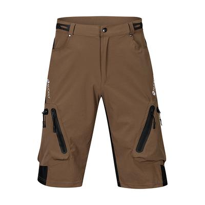 Nuckily Men's Bike Shorts Cycling MTB Shorts Lycra Waterproof Breathable Quick Dry Lightweight and Baggy Zipper Pockets Summer bike wear Mountain Road Bike Cycling sports Advanced Black Army Green