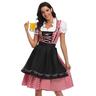 Carnival Oktoberfest Beer Costume Dress Dirndl Trachtenkleider Maid German Munich Wiesn Women's Traditional Style Cloth Dress Apron