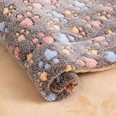 Soft Flannel Thickened Pet Soft Fleece Pad Pet Blanket Bed Mat For Dog Cat Sofa Cushion Bed for Cats Keep Warm Sleeping Cover