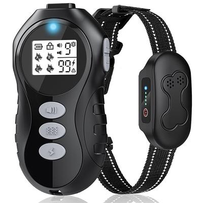 Dog Shock Collar-Obvious Training Effect Dog Training Collar with Remote for Large Medium Small Dogs Rechargeable E-Collar Waterproof Collars with Flashlight Beep Vibration and Shock Training Modes