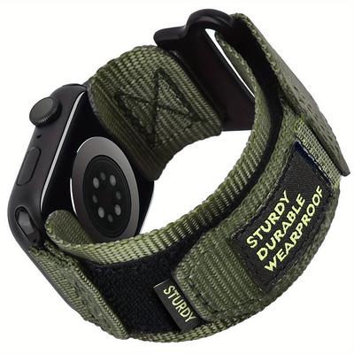 Sport Band Compatible with Apple Watch band 38mm 40mm 41mm 42mm 44mm 45mm 49mm Adjustable Breathable Nylon Strap Replacement Wristband for iwatch Ultra 2 Series 9 8 7 SE 6 5 4 3 2 1