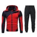 Men's Tracksuit Workout Outfits GYM Pants Gym Shirt Hooded Sports Outdoor Daily Holiday Soft Color Block 1 2 3 Activewear Streetwear Sport Fall Winter Hoodies Sweatshirts