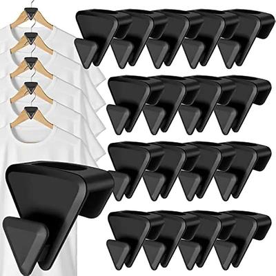 12pcs Space-Saving Closet Organizers Storage Shelves - Triple Your Closet Space with As Seen On TV Hanger Connectors!