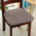 Chair Cushion Dining Chair Seat Pad Non Slip Memory Foam Chair Pad with Ties Non Skid Rubber Back U-Shaped Seat Cover