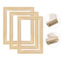 1pc Pine Wood Frame Canvas Prints Posters Frame DIY Diamond Frame Digital Oil Painting Frame Without Accessories