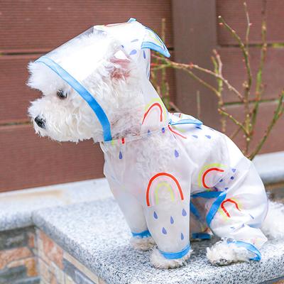 Dog Cat Rain Coat Raincoat Rain Jacket Waterproof Dog Clothing