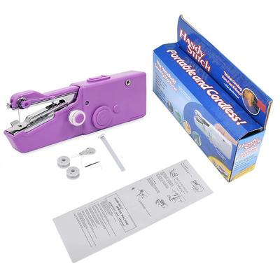 Portable Handheld Sewing Machine, Hand Held Sewing Device Tool Mini Portable Cordless Sewing Machine Electric Sewing Machine For Clothes Pants Gift For Mom