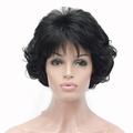 Short Curly Synthetic Wigs Full Capless Hair Women's Thick Wig for Everyday 12TT26 (Light Reddish Golden Brown with Bright Golden Blonde Highlighted)