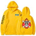 One Piece Film: Red Monkey D. Luffy Portgas D. Ace Hoodie Cartoon Manga Anime Front Pocket Graphic Hoodie For Couple's Men's Women's Adults' Hot Stamping