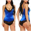 Ladies Sexy One-Piece Ice Silk Lingerie