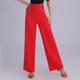 Latin Dance Ballroom Dance Pants Pure Color Splicing Women's Performance Training High Spandex