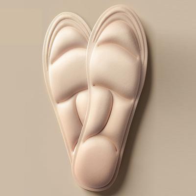 Memory Foam Massage Insoles for Foot Pain Relief – Soft Arch Support Cushion Pads for Men and Women, Shock-Absorbing Inserts for Walking, Running, Standing All Day