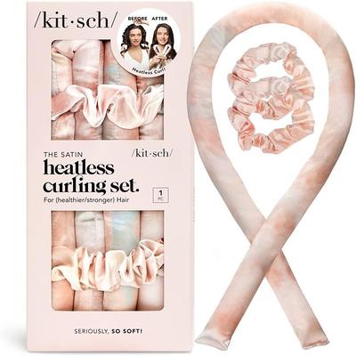 Satin Heatless Curling Stick Set for Sleep Beauty, Lazy Hair Tie, Dyeing, Curling, and Circling Hair