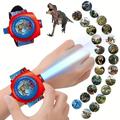 Kids Digital Watch Dinosaur Projection Cartoon Dinosaur Pattern Watch Projector On Wrist Educational Toy Watch Children Boys Girls Gift