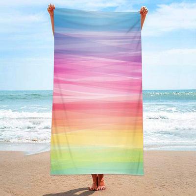 Microfiber Sand Free Beach Towel Quick Dry Super Absorbent Large Towels Blanket for Travel Pool Swimming Bath Camping Yoga Girls Women Men Adults