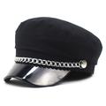 Punk Gothic Newsboy Hats for Women Beret Cap Baker Boy Fiddler Cap Cabbie Paperboy Sailor Hat Steampunk Fashionable Chic