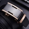 Men's Leather Belt Ratchet Belt Silver Gold Dermis Retro Traditional Plain Daily Wear Going out Weekend