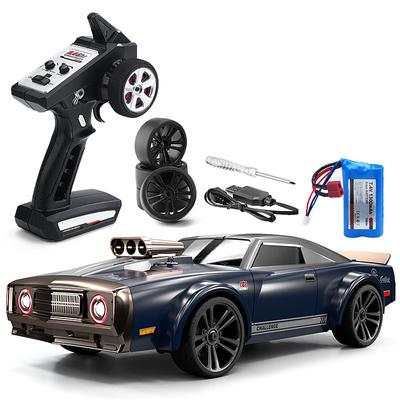 Full Scale Electric 4WD High Speed Muscle Drift Car Demon Eye RC Model Racing 38kmh