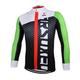 Arsuxeo Men's Long Sleeve Cycling Jersey Black / Green WhiteRed Bule / Black Bike Jersey Top Breathable Quick Dry Anatomic Design Sports 100% Polyester Mountain Bike MTB Road Bike Cycling Clothing
