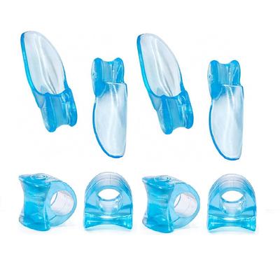 4 Pairs Big Toe Separator Bone Corrector Straightener Silicone Gel Foot Fingers Protector Bunion Adjuster Feet Massager