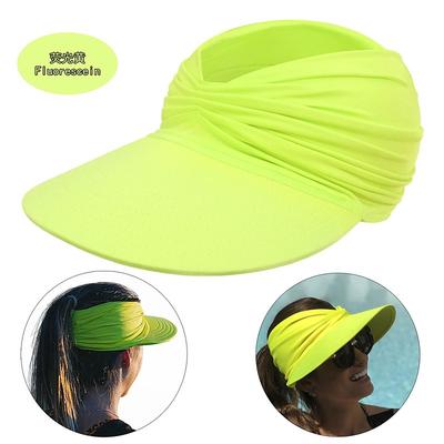 Summer Beach Sun Hat Women's Empty Top Hat 50 Sun Sun Hat Ladies Outdoor Sports Hat