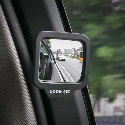270 Degrees Wide Angle Car Rear Magnet Mirror Car Auxiliary Rearview Mirror Eliminate Blind Point For Car Safety